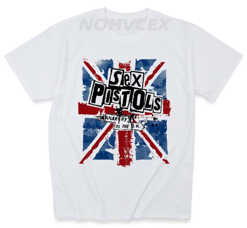 Sex Pistols Volné Pánské tričko ST Shirt Pro muže Krátký rukáv Bavlna Běžné