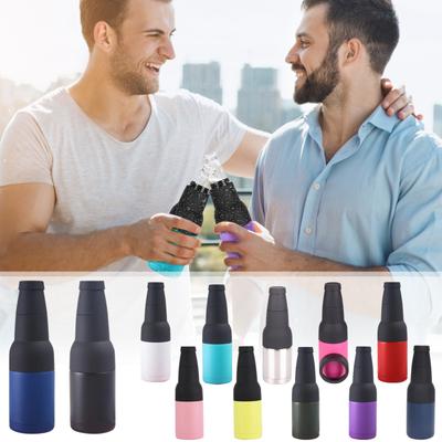 Beer Bottle Cooler Sleeves Can Insulator Double Wall Stainless Steel Insulated Can Cooler Beer Bottle Holder 12oz