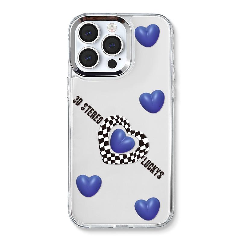 

Zhitai iPhone 14 Niche Case Apple 15 Love 11 Mirror 3-in-1 for 13 Pro Max with Bracelet iPhone 7/8