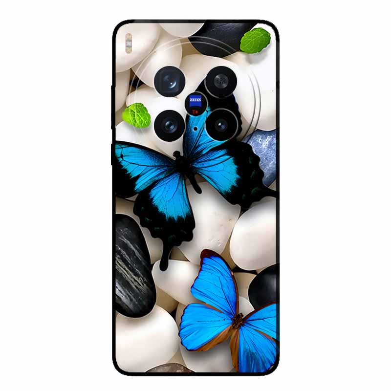 For Vivo X200 Ultra 5G Case Fashion Black Silicone Back Cover Case for X200 Ultra Protective Bumper VIVO X200 Ultra Phone Funda