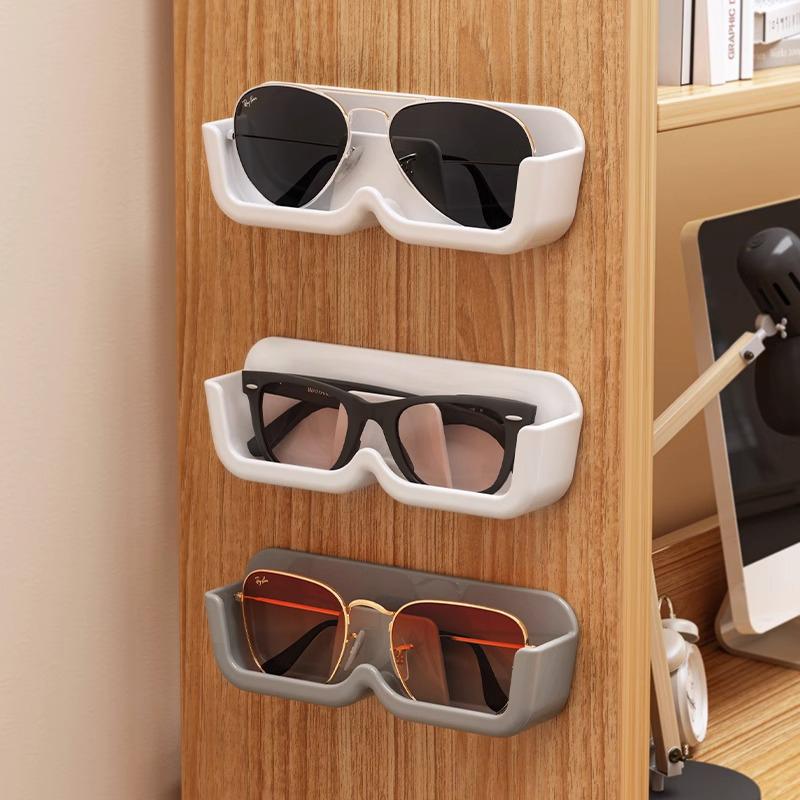 1Pcs Eyeglasses Organizer Rack Wall Mounted Sun-Glasses Display Holder Wardrobe Decoration Storage Box Sunglass Organizer