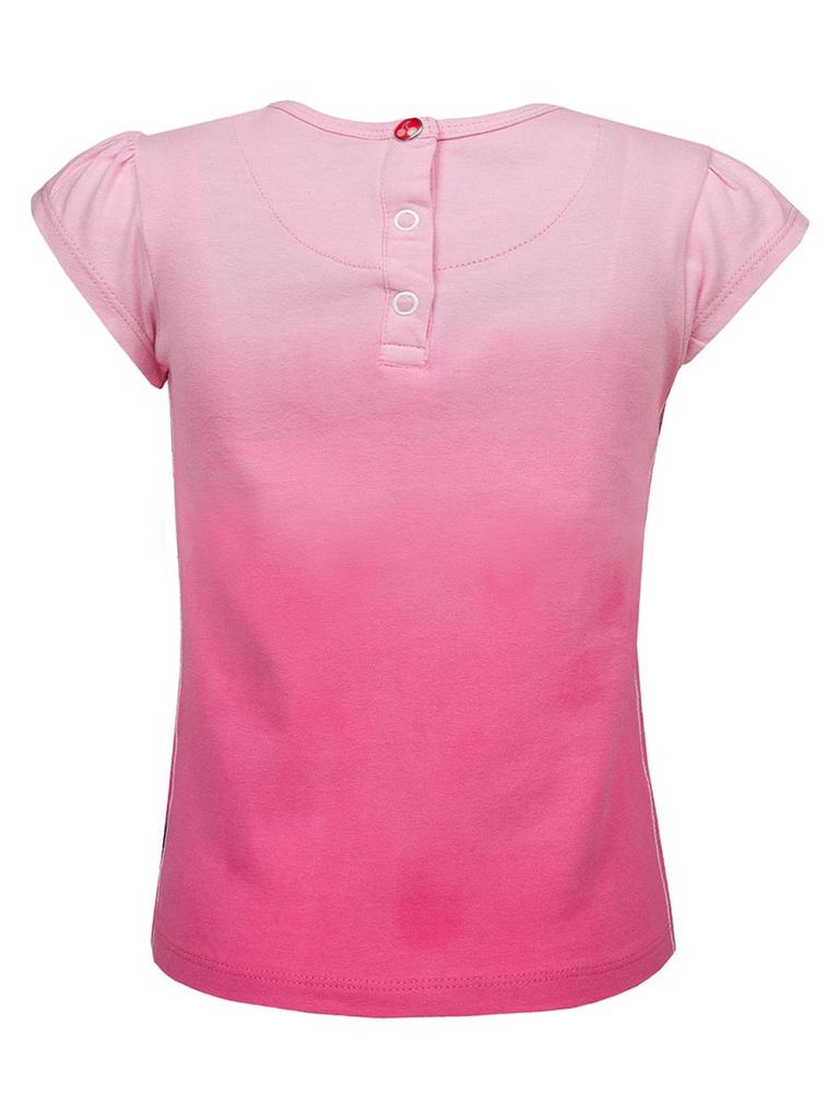 T-Shirt Dziewczęcy, Różowy, Wisienki, Lief