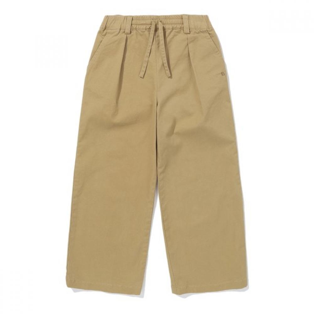 The Coffee Bean   Tea Leaf Beige Semi Wide Pants Ba12pt01bg