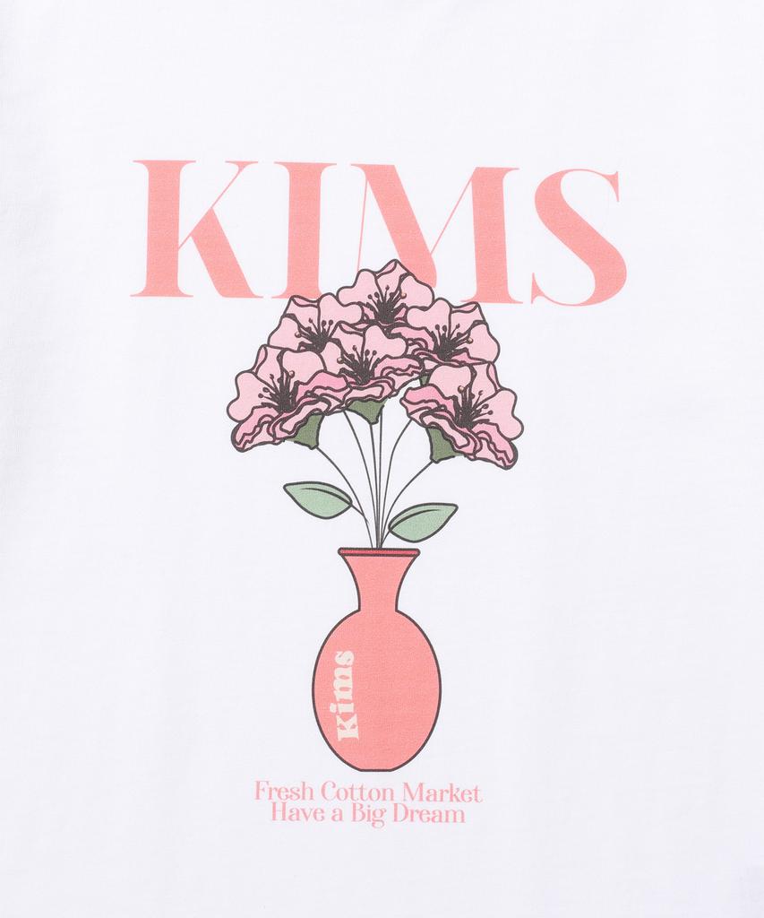 Kimseupeulesikoteunmakes Borus Flower Tee White