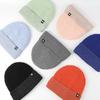 Winter German Velvet Knitted Hat Warm Hat Thickened Cold Hat Outdoor Cold Protection Solid Color Flange Ear Protection Head Wool Hat