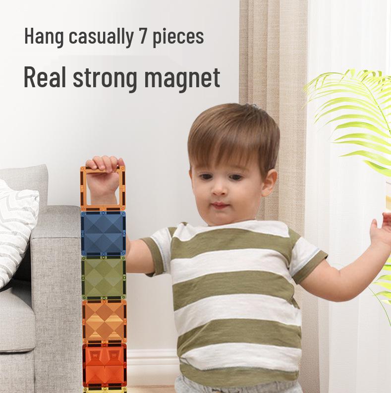 Emerald Magnetic Window Tiles: Children's Educational Building Blocks