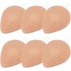 Japanese Konjac Facial Cleansing Sponge 6-Pack, 100% Natural Konnyaku, Gentle Exfoliating