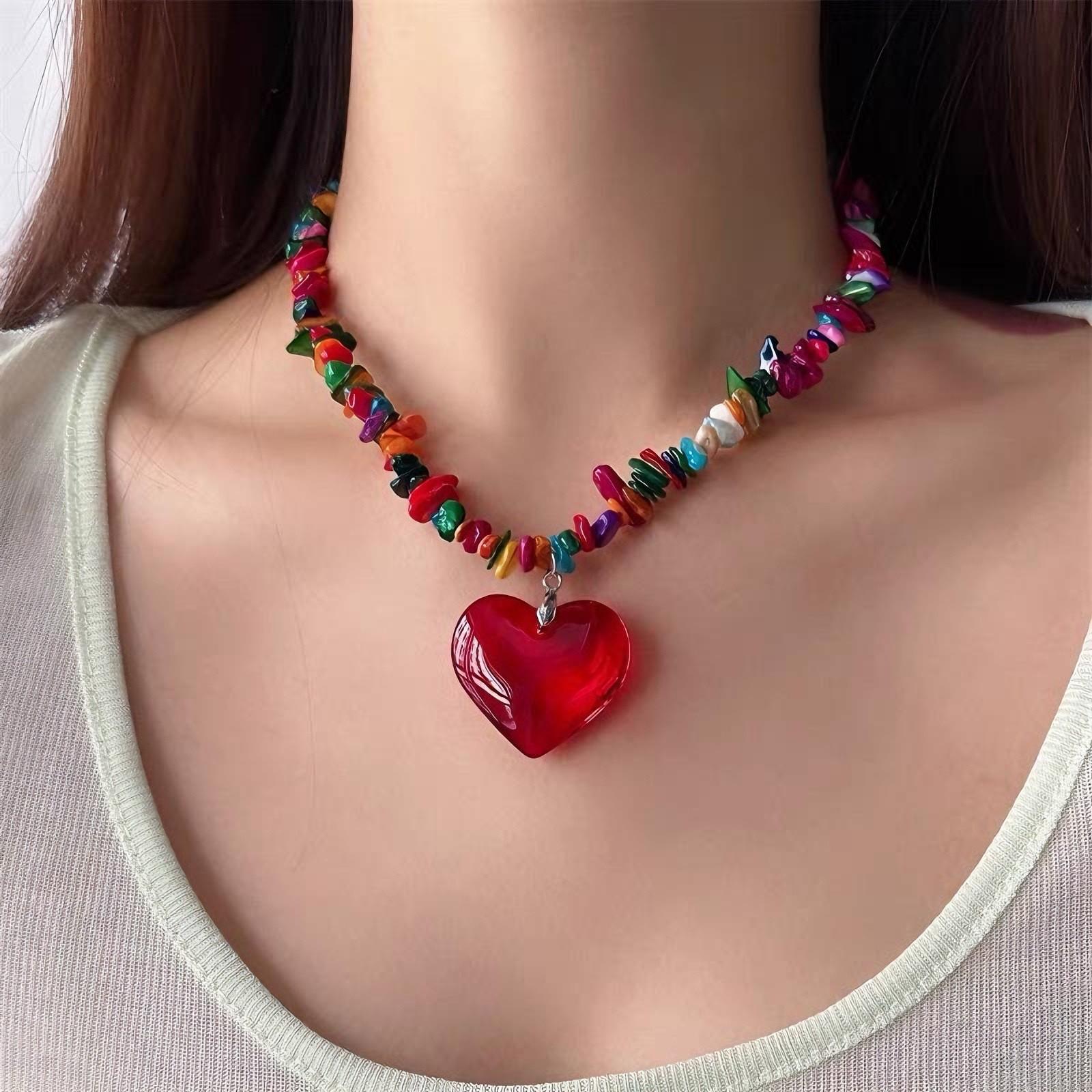 

Модное ожерелье для женских украшений разноцветный