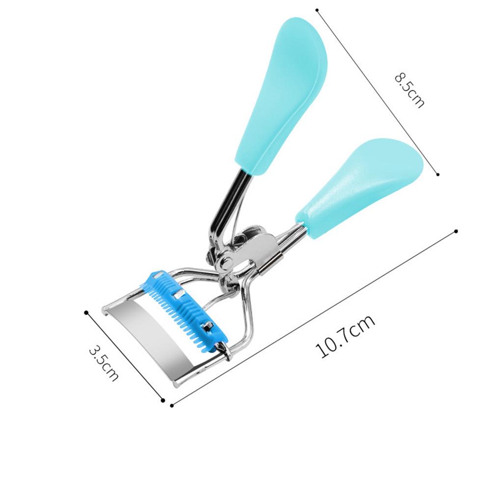 

Portable Stainless Steel Eyelash Curler with Comb and Wide-Angle Curling Tool