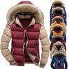 Padded Mens Bubble Fur Hooded Coat Winter Warm Thick Puffer Quilted Parka Jacket