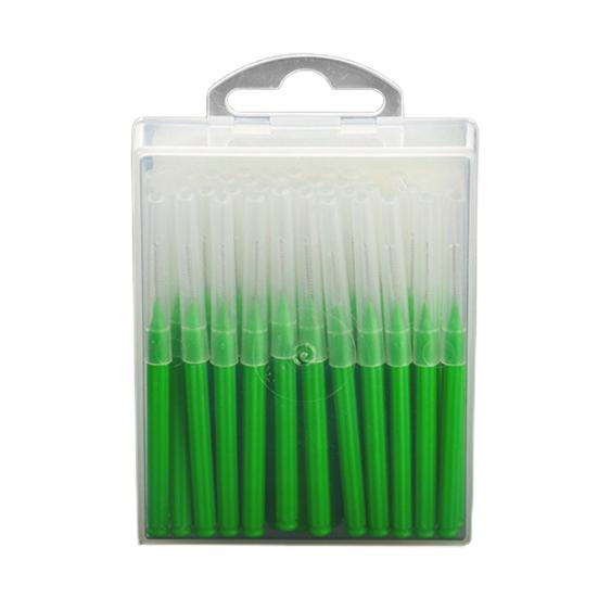 40Pcs/Caixa Escova de Dentes Limpa Segura Perfeito Encaixe Universal Prática Escova Interdental para Homens
