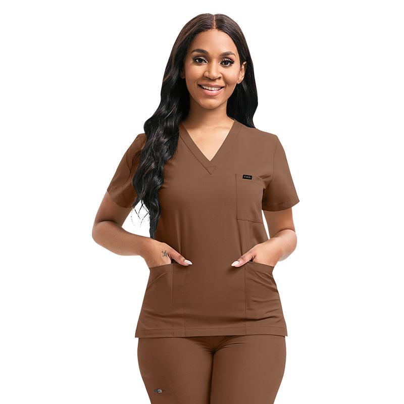 Unisex Multicolored Scrub Set for Nurses - Women's and Men's Medical Workwear