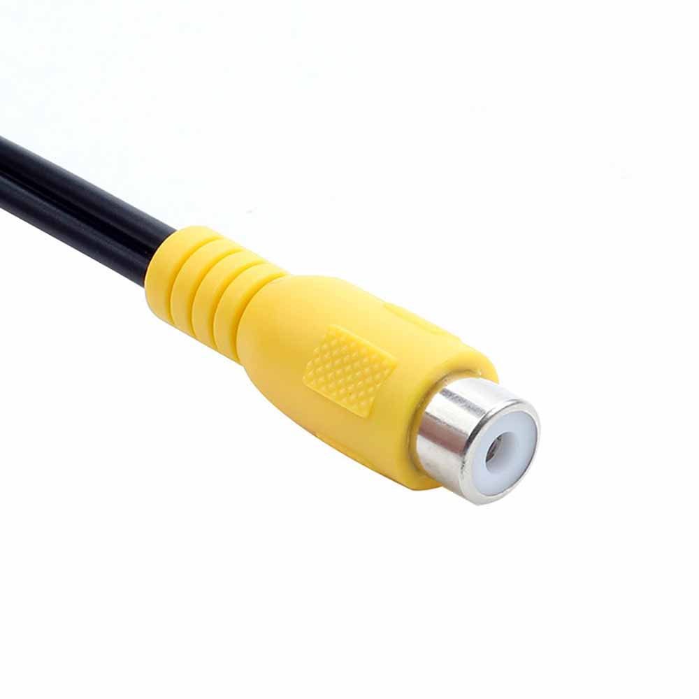 0.25m RCA Y Splitter Male To Dual Female Audio Video Adapter Cord For Car Reverse Camera TV Amplifier DVD Player Phono Cable