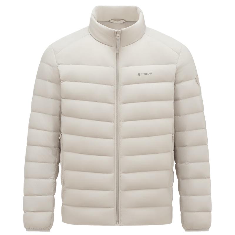 Tanboer Men s Lightweight Stand-Collar Down Jacket 2XL
