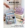Crayon Shin Chan Makeup Bags Travel Cosmetic Organizer Cartoon Shin-Chan Handbag Wateproof Storage Bags Transparent Washing Bag