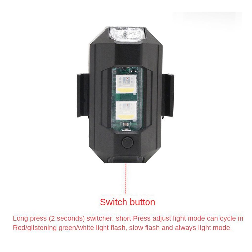 Motorrad Warnleuchte Roller Rückleuchte Alarmierende Rückleuchte Signalleuchten Motorrad Upgrade Modifiziertes Zubehör