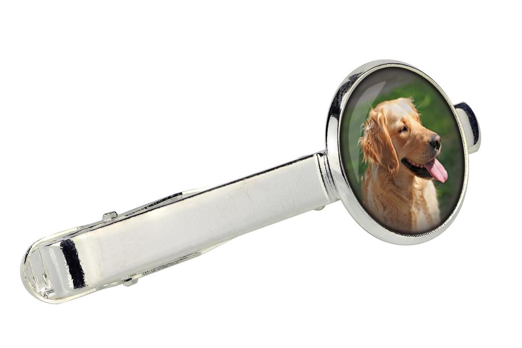 Golden Retriever - cufflinks and tie with your photo, a suit decoration, men's jewelry from the Art-Dog brand.