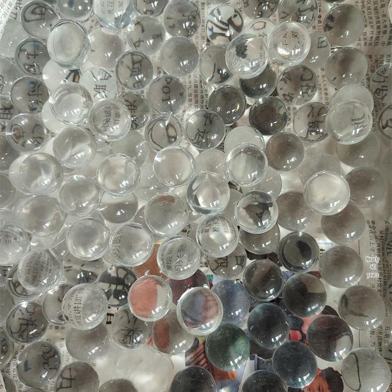 Transparente Kristallkugel-Ornamente für Magic Town House, Fotografie und Dekoration – Leuchtperlen und Requisiten aus massivem Glas