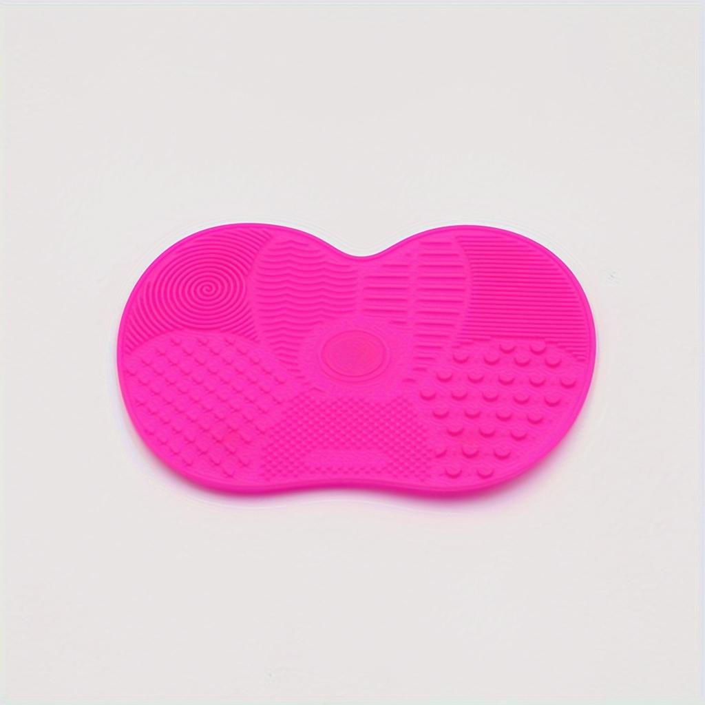 Multifunktionale Puderquasten-Reinigungsmatte mit Saugfuß Silikon-Bürstenpad Beauty Make-up Pinsel Reinigungs-Pad Werkzeug