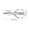 Scissors Ultra Sharpen Chicken Bone Cutter Poultry Cutting Chicken Meat Fish Stainless Steel Heavy-Duty Kitchen Scissors