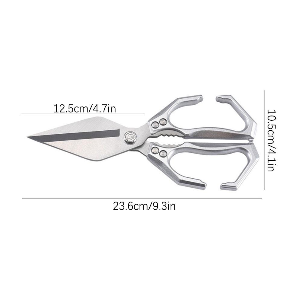 Scissors Ultra Sharpen Chicken Bone Cutter Poultry Cutting Chicken Meat Fish Stainless Steel Heavy-Duty Kitchen Scissors