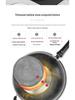 Maifan Stone Non-stick Wok Stir-fry Pan, Thickened Flat-bottom, Multi-layer Die-cast, Universal Stove Compatible.
