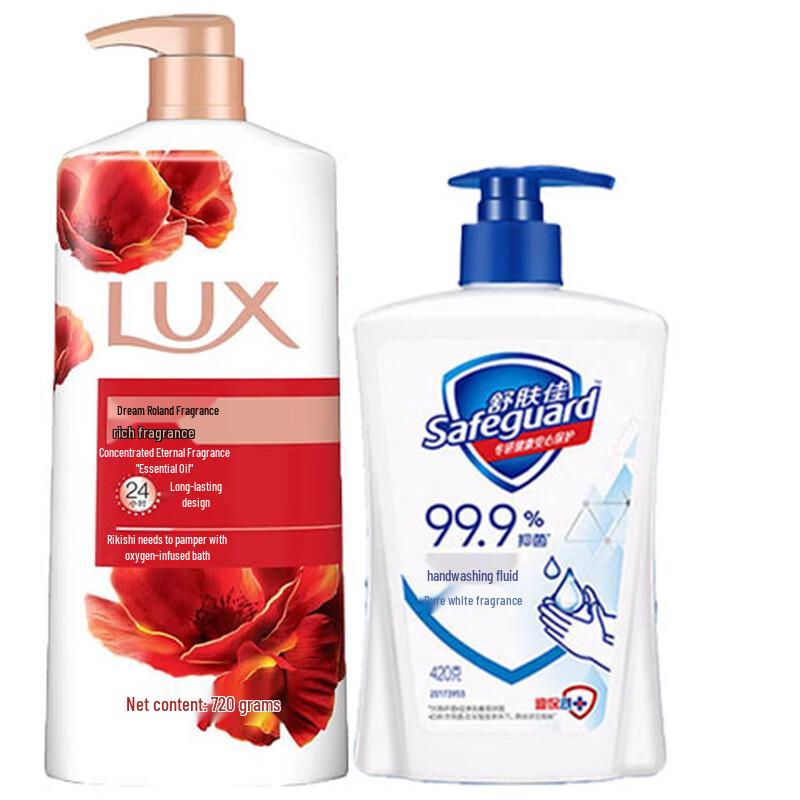 Набор Гель для душа и Мыло для рук Lux & Safeguard