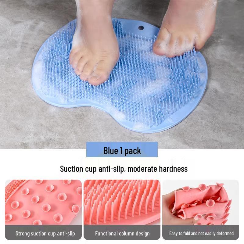 

Нескользящий коврик для массажа ног с присосками для легкого использования в ванной комнате