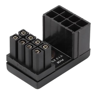 180 Degree Angled Adapter Welded Firmly 8Pin Female To 8pin Male Adapter with Insulation Shell for