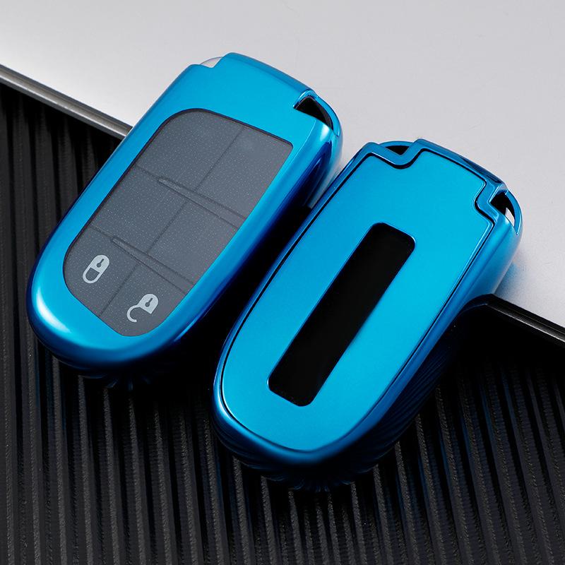 Compatible Key Cover for Jeep Compass, Renegade, Grand Cherokee & Dodge