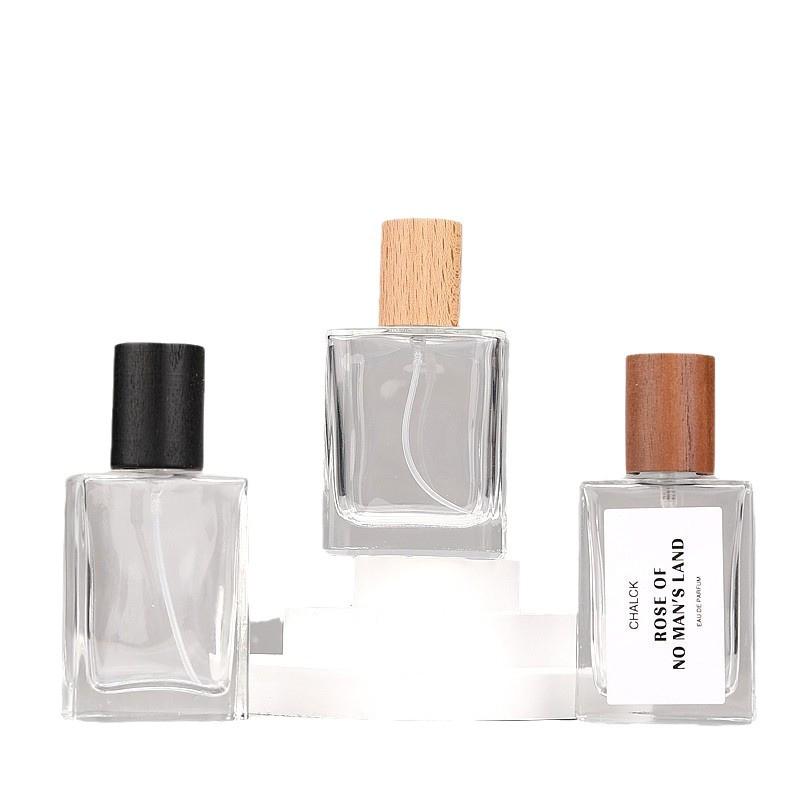 Travel-Friendly Transparent Glass Perfume Refill Bottle - Portable Sealed Spray Design