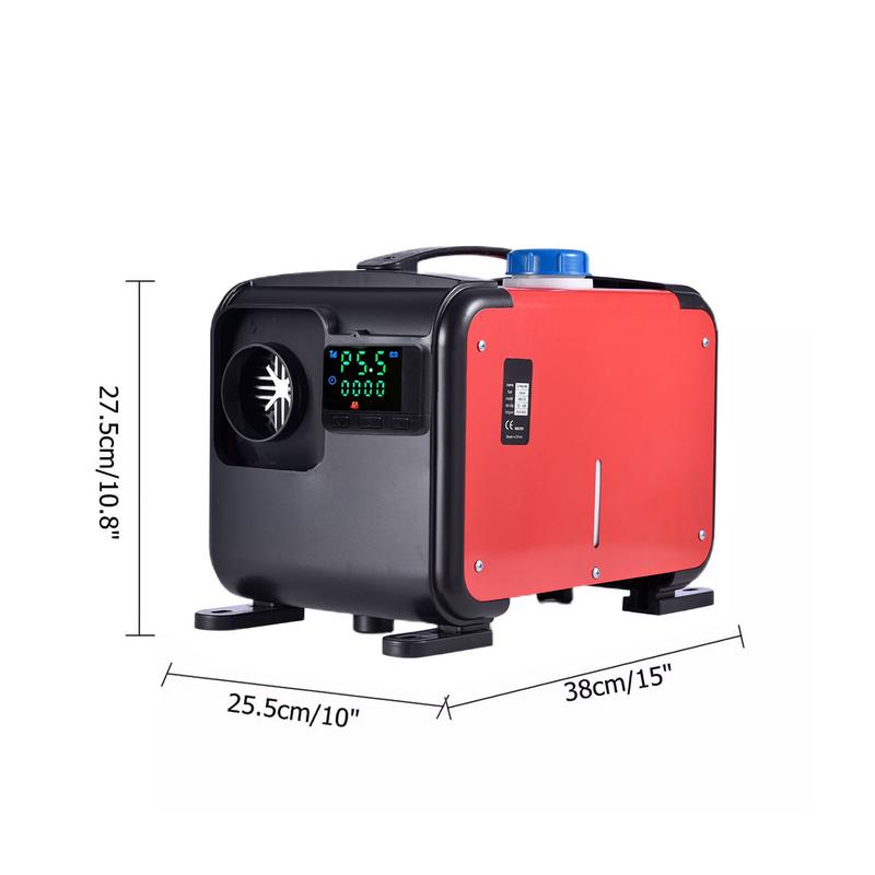 Car Diesel Heater Outdoor Heating Equipment 12V 8KW Parking Heater All-in-one Vehicle Warm Air Heater 4 Holes Snow Removal