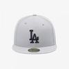 New Era Mlb La Dodgers Fitted Cap Dolphin Gray