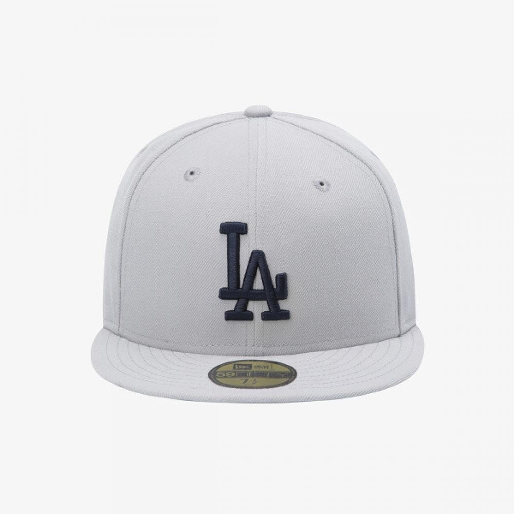 New Era Mlb La Dodgers Fitted Cap Dolphin Gray