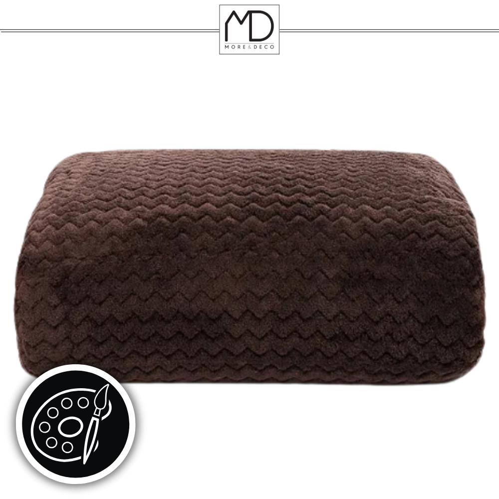 Blanket blanket for bed warm nice bedspread gift 200x220 cm brown name day