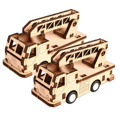 Run In the Air Room, Fire Truck Stereoscopic Puzzle 2P Korea 3d Puzzle