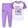 Children's Summer Sports T-shirt And Pants Two-piece Sportswear Set Short-sleeved Printed Clothing Suit