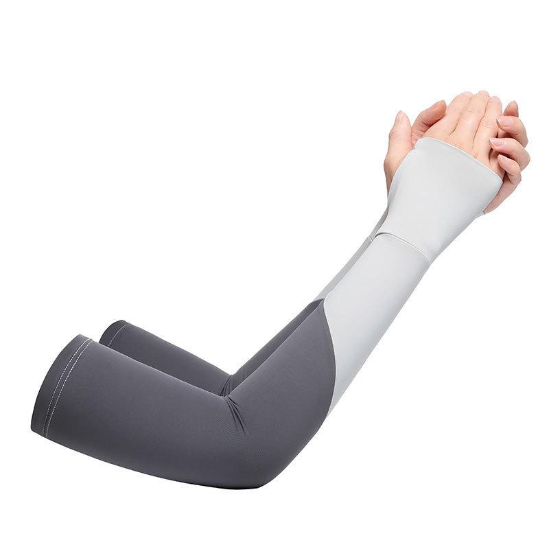 

Sunscreen Ice Sleeves for Women s Thin Sleeves Fashionable and Versatile UV Rays for Summer Driving Long Hand Arm Protection 48*14*2CM