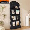 Nordic Floor-Standing Bookshelf: Multi-Layer Wall Storage Rack for Magazines and Picture Books