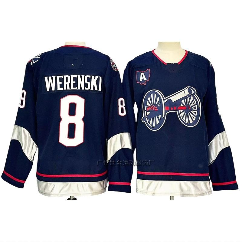Maglia da Hockey su Ghiaccio da Uomo Squadra NHL Personalizzata Cucita Stile Vintage Misto Cotone Uniforme Abbigliamento Partita di Allenamento