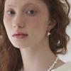 Still Instant Heart Greenery - Earring 09