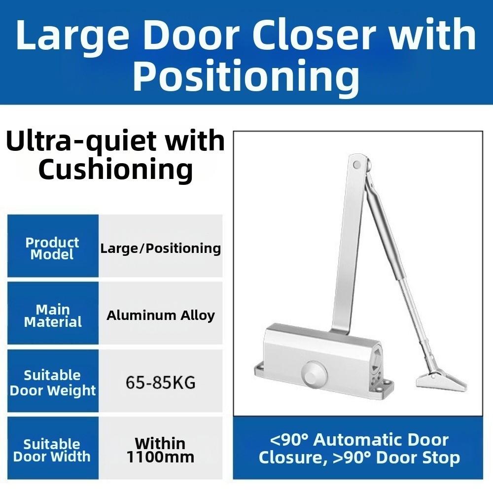 Adjustable Speed Automatic Door Closer Door Holder Hardware  Hardware Installation