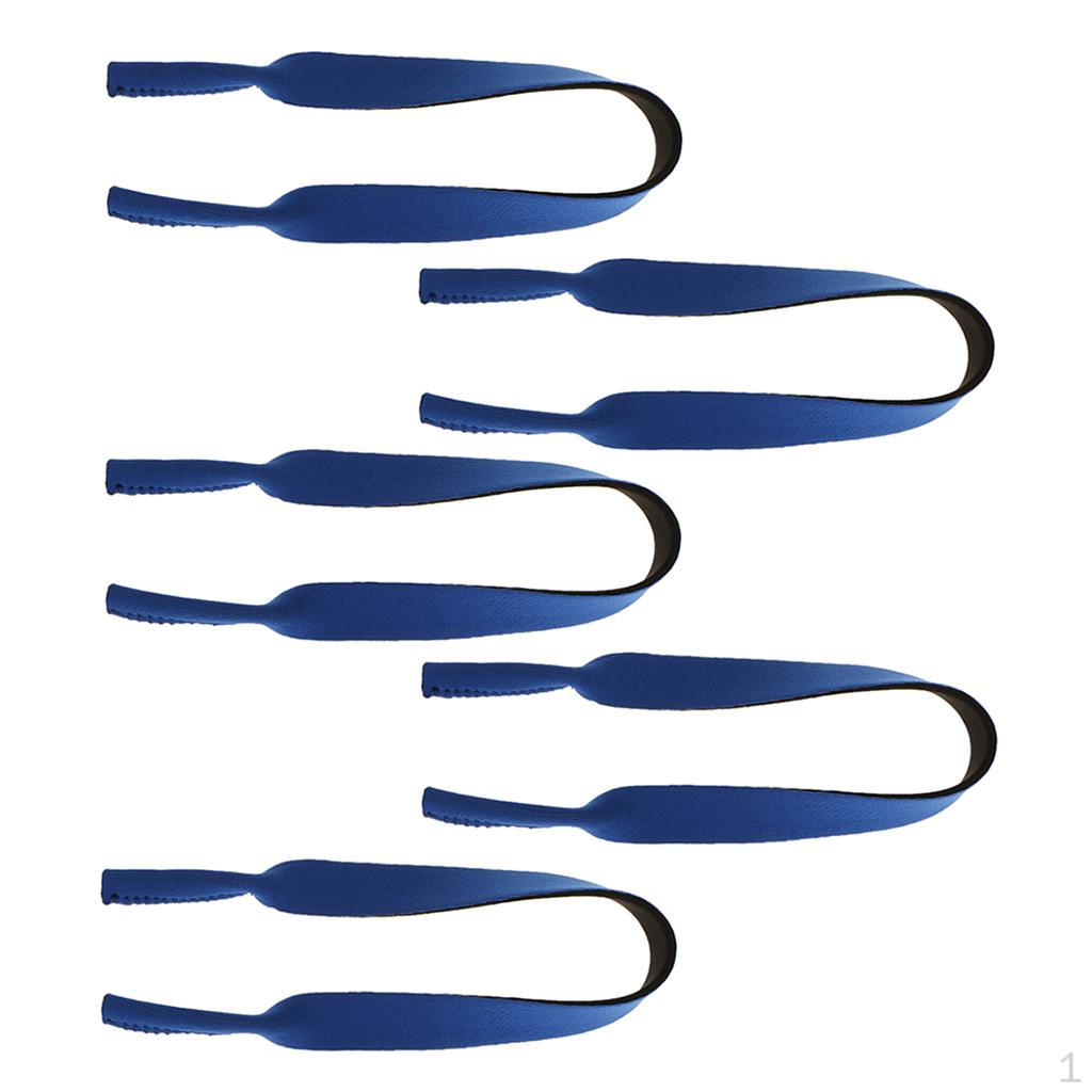 5 Pcs Neoprene Eyeglass Cord Strap Chain for