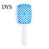 Ergonomic Grip Hair Brush Detangling Hollow Handle Scalp Massage Women Girls Wet Mesh Design Dry Long Curly Fluffy Styling Comb Hairdressing Tool And