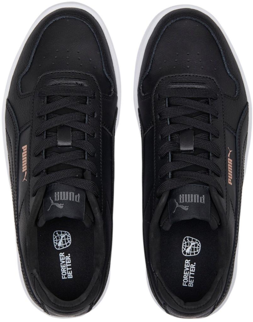 Women's Puma Carina Street Sneakers (389390) Black/black/rose Gold/white