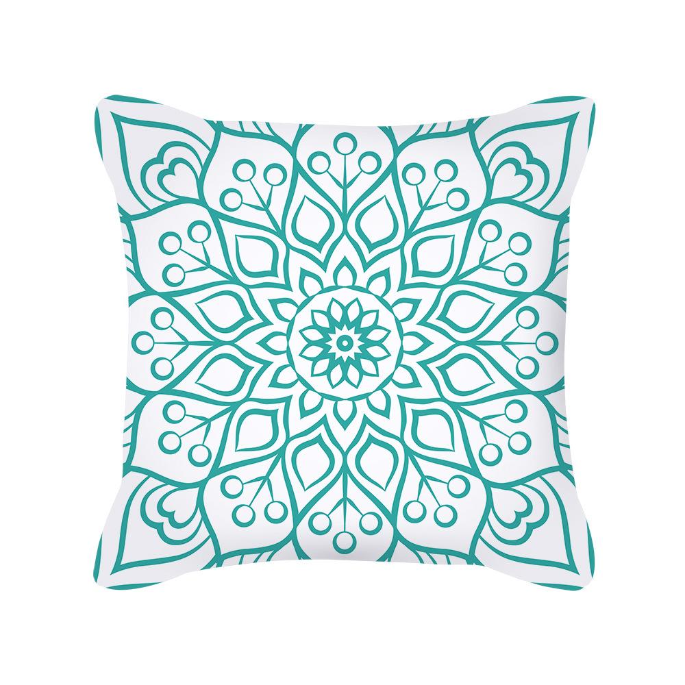 European Style Golden Geometric Pattern Pillow Cover Sofa Cushion Cover New Homeware Pillow Cover