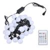 G40 25LED Globe Bulb String Light 16.4ft RGB Fairy Light for Party Wedding Decor 100?240VUK Plug