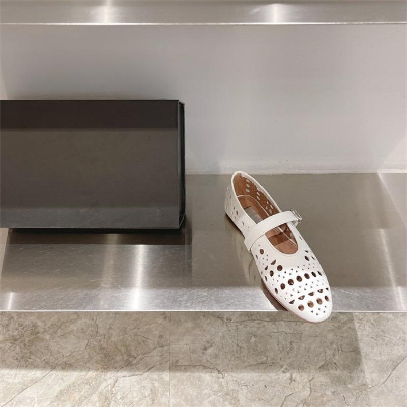 Hollow Out Women's Shoes, Breathable Soft Soled Sandals, Women's Flat Bottomed Comfortable Dancing Shoes