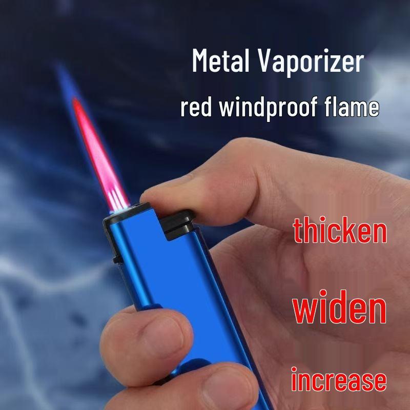 Large Windproof Blue Flame Household Lighter - Durable, Direct Jet
