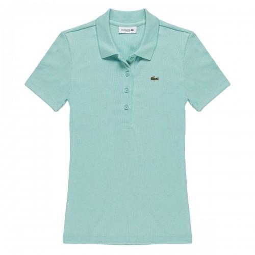 Lacoste Womens/Ladies L.12.D Ribbed Slim Polo Shirt